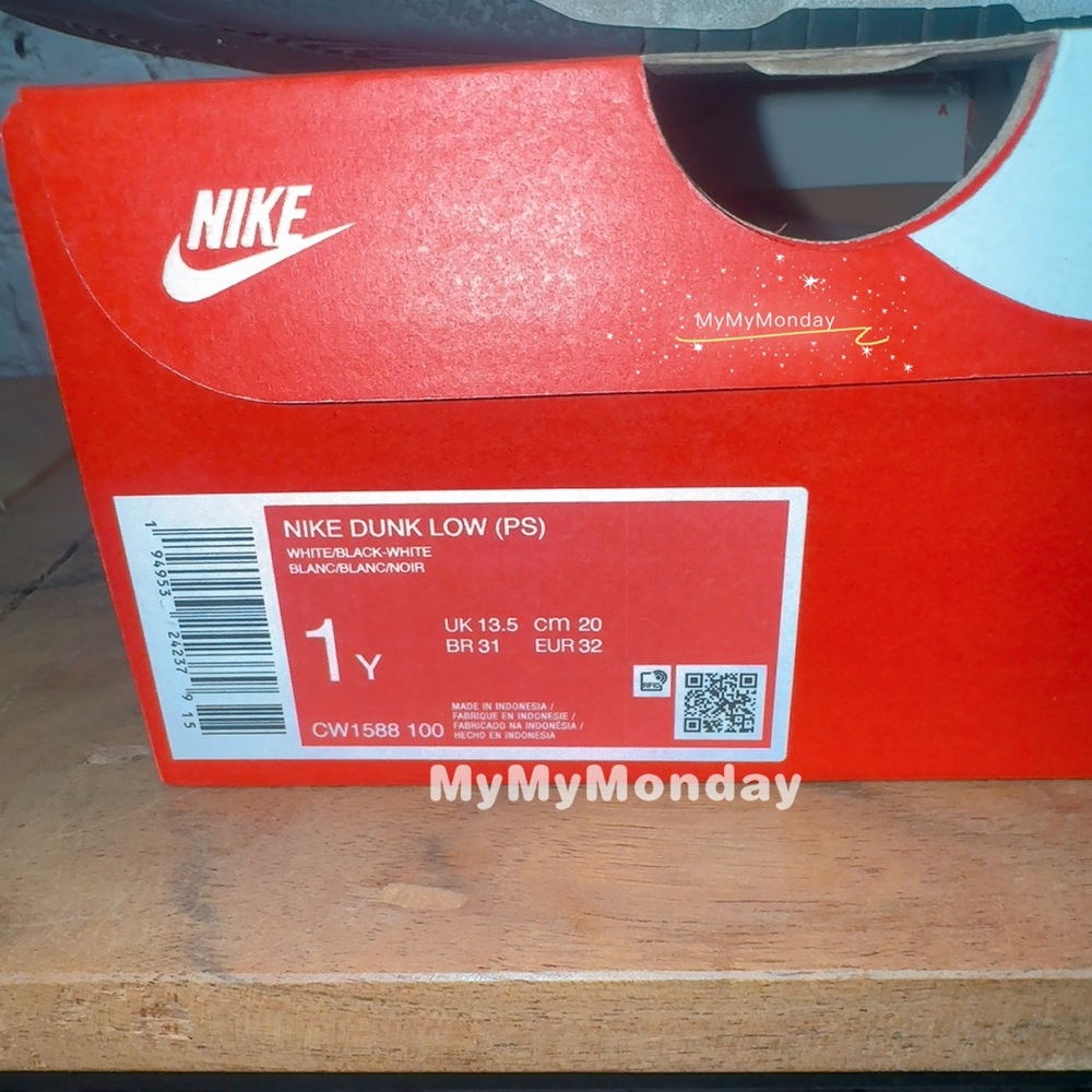 Nike Dunk Low Kids Sneakers 1Y - Picture 6 of 6